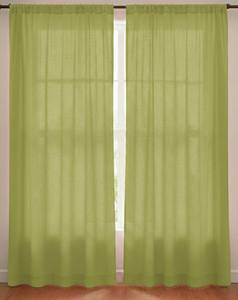 Panel de Cortina Personalizado 100% Algodón con Bolsillos para Varillas, Color Sólido, Estilo Bohemio, Alto Nivel de Sombreado (70%-90%), Antipolvo, Uso en Todas las Estaciones - Product Image 1