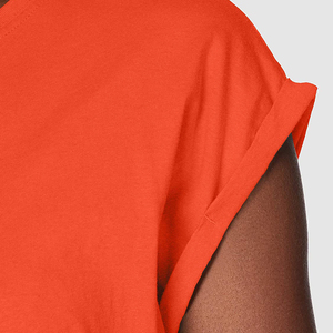 T-shirt décontracté à manches courtes pour femme – Coupe ample et tendance, personnalisable, style décontracté et ample, très tendance - Product Image 4