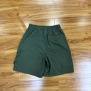 กางเกงขาสั้นคาร์โก้ผ้าแคนวาสคุณภาพสูงสำหรับผู้ชาย สตรีทแวร์ ขายส่ง ปรับแต่งได้ แห้งเร็ว ระบายอากาศดี มีเชือกผูกเอว สวมใส่สบายๆ สำหรับฤดูร้อน - Product Image 5