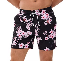 Custom <b>Men</b> Beach <b>Trunk</b> Shorts Quick Dry Swim <b>Trunks</b> with Sublimation Printing 4 Way Stretch Board Shorts Summer OEM ODM - Product Image 2