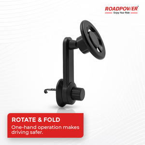Support de téléphone magnétique pour volant Roadpower (RP-MH-617) avec fixation réglable et rotation à 360° °   Rotation et aimant puissant - Product Image 6