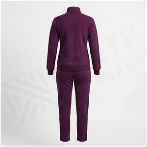 Conjunto Deportivo para Mujer, Manga Larga, Cierre Frontal, Color Sólido, Pantalones y Chaqueta Casuales para Correr, Ropa de Otoño Transpirable - Product Image 2