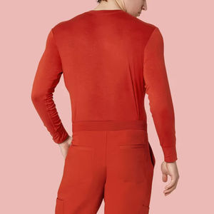 Nouveaux uniformes médicaux d'hôpital personnalisés avec logo, en polyester, rayonne et élasthanne extensible, pour hommes - Product Image 3