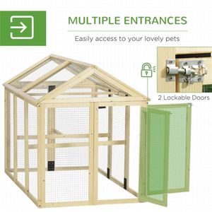 Wooden Chicken Coop Animal Cage for Poultry Care - Product Image 5