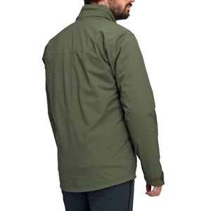 Veste tactique camouflage à capuche en toile écologique sur mesure, taille plus, unisexe, imperméable, respirante, avec fermeture éclair, doublure d'hiver, pour l'extérieur - Product Image 3