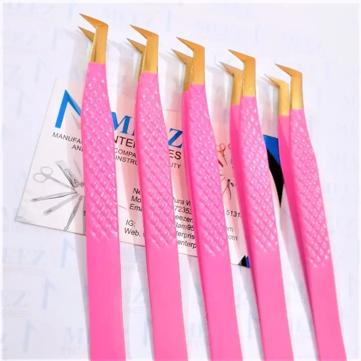 Best Quality X Short Tip Eyelash Extension Tweezer Professional Stainless Steel Extension Tweezer Beauty Tool