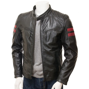 Motor <b>Bike</b> Leather <b>Jackets</b> Material Leather <b>Jacket</b> New Arrival Leather <b>Jacket</b> Latest Design Leather <b>Jacket</b> For <b>Men</b> - Product Image 3