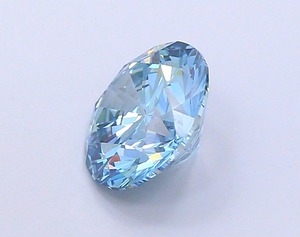 Diamante CVD cultivado en laboratorio, forma redonda, 1.51 quilates, azul intenso, claridad SI1, pulido excelente, gema suelta brillante. - Product Image 3