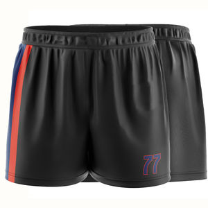 Pantalones Cortos Deportivos para Hombre Estilo Urbano con Bolsillos, Cierre con Cordón, Tejidos, Color Negro, para Fútbol, a Precio Razonable - Product Image 3