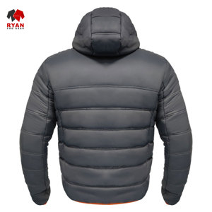 เสื้อแจ็คเก็ตพัฟเฟอร์คุณภาพสูงแบบสั่งทำพิเศษสำหรับผู้ชาย วัยรุ่น และเด็ก  ออกแบบสีและโลโก้ได้ตามต้องการ ป้องกันรอยยับ - Product Image 2