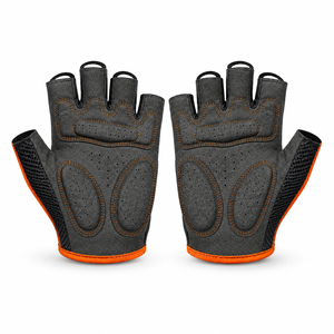 Guantes de Ciclismo de Medio Dedo Directos de Fábrica, con Amortiguación Duradera en la Palma, Logotipo Personalizado, OEM, Proveedor Mayorista de Exportación para Importadores - Product Image 3