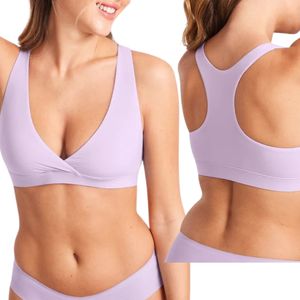 Soutien-gorge de maternité sans couture personnalisé pour femme, sans armatures, doux et confortable, avec bretelles réglables - Product Image 5