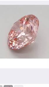 Diamant rose créé en laboratoire Gulrez Gems, 4 mm, forme ronde, clarté VVS, 0,57 carat, diamant en vrac pour la fabrication de bijoux - Product Image 2