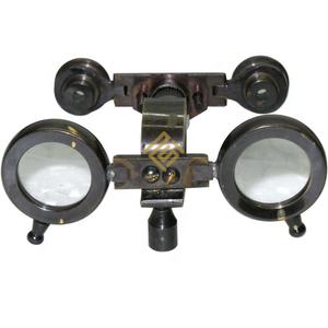 Jumelles Vintage, boîte en bois, design unique, finition bois, cadeau en laiton Maritime - Product Image 4