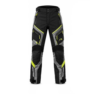 Riding gear winter motorcycle pants durable waterproof textile <b>trousers</b> with removable knee armor warm lining adjustable waist - Product Image 4