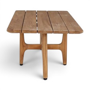 Mesa de Centro de Madera de Teca Sólida Escandinava de Lujo, Muebles Modernos para Sala de Estar, Hechos a Mano con Madera Natural para el Hogar, Hotel, Villa, Cafetería - Product Image 3