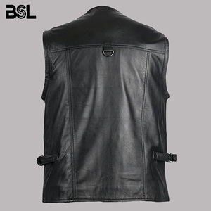 Chaleco de Caza y Pesca para Hombre en Cuero Vacuno Premium |   Chaleco Transpirable de Verano con Múltiples Bolsillos |   Chaleco de Ciclismo y Pesca - Product Image 6