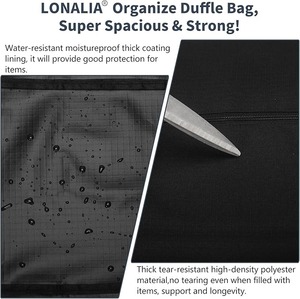48 Inch Duffle <b>Bag</b> for Travel Camping - 165L Extra <b>Large</b> Heavy Duty <b>Duffel</b> <b>Bag</b>, Sport Equipment Storage <b>Bag</b> with 2 Sides Handles - Product Image 3