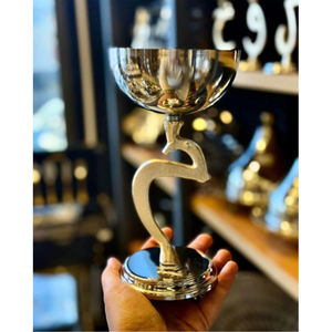 Luxury Arabic Calligraphy Metal <b>Bakhoor</b> Burner Modern Mabkhara <b>Oud</b> Incense Burner Home Fragrance Ramadan Eid Decor - Product Image 4