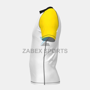 เสื้อรัดกล้ามเนื้อสำหรับผู้ชายแบบไม่ใช้ผ้าป้องกัน (No Gi) สำหรับ MMA ยี่ห้อ Rashguard ระบายอากาศได้ดี มีโลโก้ด้านหน้า เหมาะสำหรับออกกำลังกาย - Product Image 3