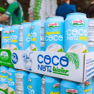 Agua de Coco 500 ml, Bebida de Agua de Coco Enlatada con Pulpa de Coco, Refrescante Natural, Fabricante de Bebidas Nawon de Vietnam - Product Image 2