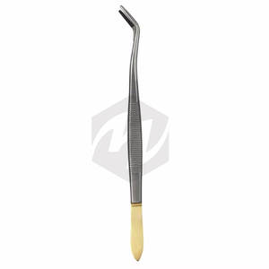 Pinzas Dentales Meriam Hechas a Medida, Pinzas de Algodón Doradas con Puntas Anguladas, Pinzas Quirúrgicas Meriam Premium Profesionales - Product Image 6