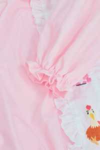 Combinaison rose pour bébé avec broderie à la main |   Combinaison à manches longues pour bébé |   Vêtements pour bébé faits à la main sur mesure - Product Image 5