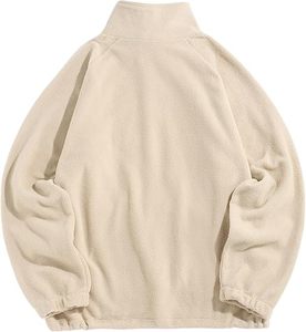 Sweat-shirt vintage à manches longues et col zippé en polaire - Product Image 2