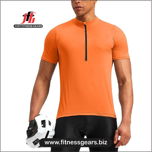 JUST FITNESS GEARS Maillot de cyclisme pour hommes adultes en polyester, prix de gros, dernier style, vente chaude, respirant, séchage rapide - Product Image 1