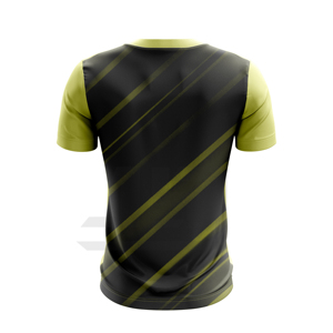 Camiseta de Hombre Tejida de Punto Grueso con Tie-Dye, Logotipo Frontal Minimalista, Cuello Redondo, Manga Corta, Corte Regular, Spandex/Poliéster, Casual - Product Image 2