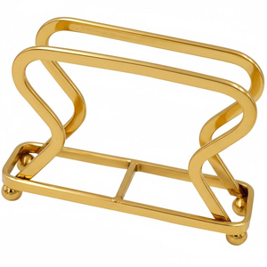 Porte-serviettes en métal de qualité supérieure avec revêtement en poudre, au design moderne, idéal pour la table à manger à la maison, le café ou le bureau - Product Image 5