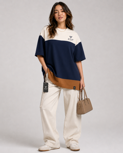 Camiseta de Mujer 100% Algodón, Nueva Colección 2026, Superventas, Manga Corta, Corte Holgado, Color Sólido, Ropa de Verano - Product Image 2