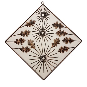 New Arrival Rustic Wall Medallion Galvanized <b>Leaf</b> Metal Wall <b>Art</b> Manufacturer of Modern Metal Wall <b>Arts</b> - Product Image 1