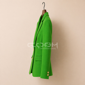 Blazer pour femmes Alpha Kapa personnalisé, vert brodé, style sur mesure, par Cosh International - Product Image 5