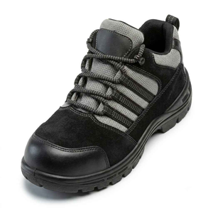 Calzado de Seguridad Transpirable de Cuero Genuino con Forro de Malla, Suela de PU Antideslizante, Calzado de Trabajo Industrial y de Construcción para Hombre, Duradero - Product Image 6