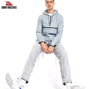 DONOR INDUSTRIES Men's Thick Canvas <b>Waterproof</b> Windproof Breathable Reversible Eco-Friendly Casual Stand Front Winter - Product Image 5