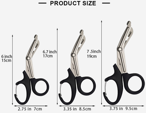 Tijeras para Traumatismos, Tijeras Médicas y de Emergencias, Tijeras Grandes de Primeros Auxilios para Enfermeras, Tijeras para Vendajes, ANAAIF ENTERPRISES - Product Image 4