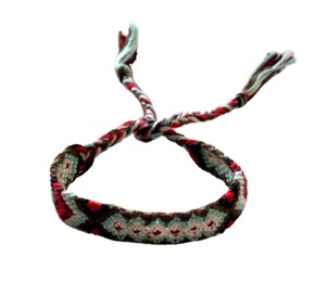 Bracelets d'amitié faits à la main poignet tissé cheville-bracelets de fil tressé coloré pour filles l Wrap bracelet noeud marin - Product Image 1