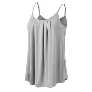 Camiseta sin mangas informal y suave para mujer, top deportivo tipo racerback, top corto moderno para mujer, camiseta elástica ajustada para mujer - Product Image 5