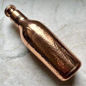 Floral Printed Modern Copper Eco-Friendly Portable Insulated Leak Proof <b>Metal</b> Water Bottle Mug Outdoor Office Travel Business - Product Image 1