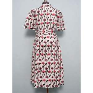 Vestido Casual de Verano para Mujer, de Algodón Premium, Suave y Dulce, Diseño Occidental, Corte en A, Cintura Natural, Largo Midi, Ecológico - Product Image 6