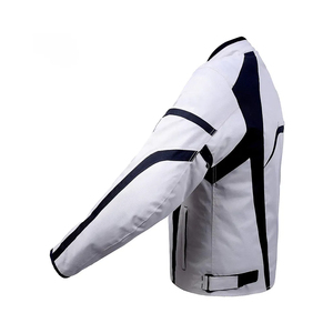 Blouson en cuir pour homme sur mesure OEM, haute qualité, noir, respirant, imperméable, coupe-vent, été, décontracté, style Cafe Racer, motard - Product Image 3
