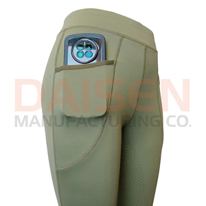 Leggings d'équitation pour femmes avec grip en silicone, pantalon d'équitation extensible taille haute, respirant, vêtements de sport performants, design ajusté - Product Image 3