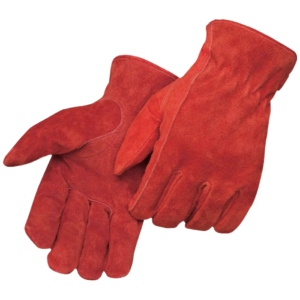 Premium Quality Heavy-Duty Cowhide Grain Leather Safety <b>Gloves</b> Abrasion Resistant Hand Protection for Garden Working Driving - Product Image 3