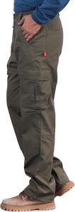 Pantalon <span class=keywords><strong>de</strong></span> <span class=keywords><strong>travail</strong></span> <span class=keywords><strong>Carhartt</strong></span> style cargo vert olive, taille élastique, plusieurs poches, uniforme <span class=keywords><strong>de</strong></span> sécurité - Product Image 3