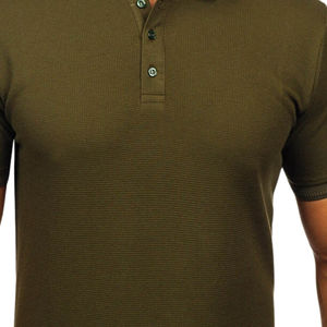 Chemises polo pour hommes respirantes, sur mesure, tissu doux de qualité supérieure, manches courtes, légères, confortables, élégantes, décontractées - Product Image 4