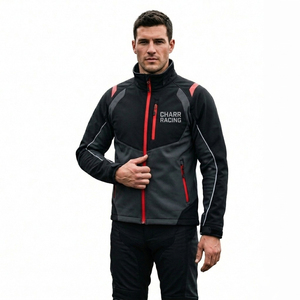 Men <b>Racing</b> Softshell <b>Jacket</b> Lightweight Windproof Waterproof Sports <b>Jacket</b> Outdoor Cycling Motorsport Training <b>Jacket</b> - Product Image 3