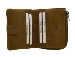 Nueva Cartera para Hombre, Diseño Clásico Retro, Cartera Corta con Cremallera, Monedero, Tarjetero, Material PU Impermeable, Bolsa para Hombre - Product Image 2