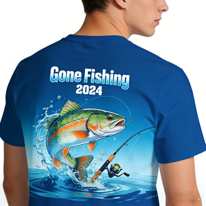 Custom High Quality Fishing T-Shirt 100% Polyester Light weight Breathable Summer Wear Fishing T-Shirt Fishing - Product Image 2