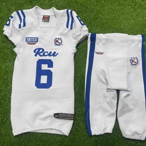 Ensemble de maillot de football Rexfit Sports bleu à col en V, manches courtes, uniforme en mesh, numéro 7, évacuation de l'humidité, vêtements de sport pour garçons et enfants - Product Image 6